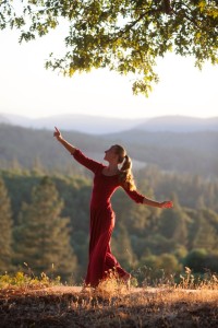 Dancing on the ridge atop the foothills of the Sierra Nevadas